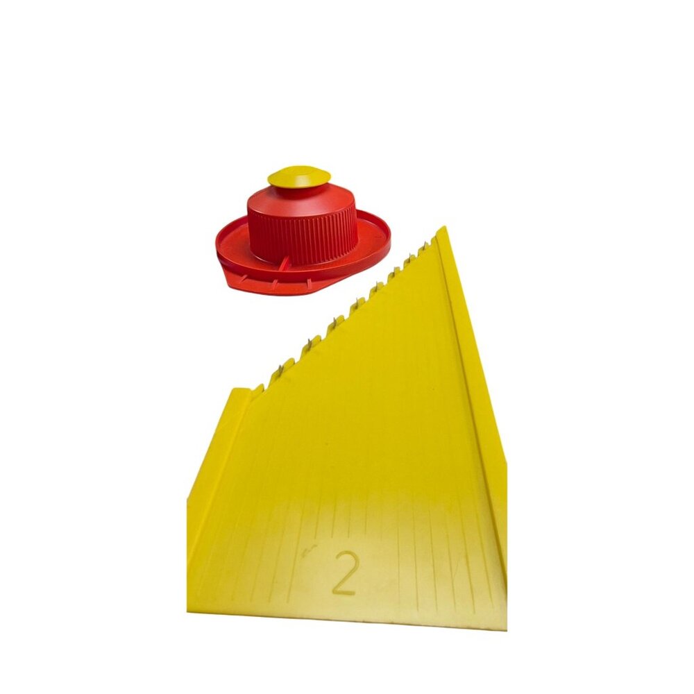 Combi Chef Combination Slicer-Chipper With Combi Holder - Red & Yellow Kitchen T - Picture 6 of 16